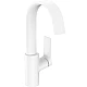 Змішувач для умивальника з поворотним носиком та донним клапаном pop-up Matt White HANSGROHE Vivenis 210 75030700