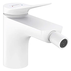 Смеситель для биде с донным клапаном pop-up Matt White HANSGROHE Vivenis 75200700