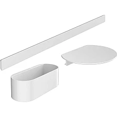 Набір аксесуарів 3 в 1 Hansgrohe WallStoris (27966700) білий матовий