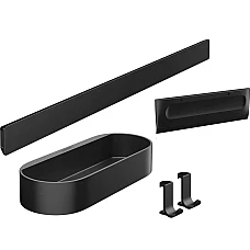 Набір аксесуарів 4 в 1 Hansgrohe WallStoris (27967670) чорний матовий