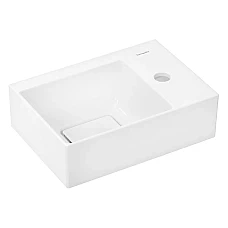Умивальник накладний 360x250 Hansgrohe Xevolos E без переливу, з отвором праворуч 61086450