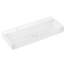 Умывальник накладной 1200x480 Hansgrohe Xevolos E с двумя отверстиями под смеситель, без перелива 61104450