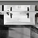 Умивальник накладний 1200x480 Hansgrohe Xevolos E з двома отворами під змішувач, без переливу 61104450