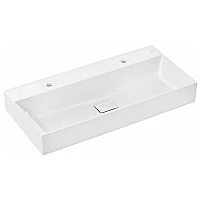 Умывальник накладной 1000x480 Hansgrohe Xevolos E с двумя отверстиями под смеситель, без перелива 61110450