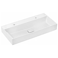 Умывальник накладной 1000x480 Hansgrohe Xevolos E с двумя отверстиями под смеситель, без перелива 61110450