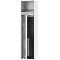 Вбудований тримач для йоржика та туалетного паперу Hansgrohe XtraStoris Rock 56062700 Matt White