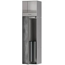 Вбудований тримач для йоржика та туалетного паперу Hansgrohe XtraStoris Rock 56062800 Brushed Stainless Steel
