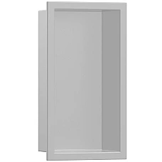 Настінна ніша з інтегрованою рамкою Hansgrohe XtraStoris Original 56092380 Concretegrey 150 мм