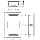 Настенная ниша с встроенной рамкой Hansgrohe XtraStoris Original 56092670 Matt Black 150 мм