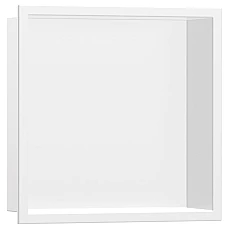 Настінна ніша з інтегрованою рамкою Hansgrohe XtraStoris Original 56093700 Matt White 300 мм