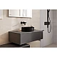 Умывальник накладной без перелива Hansgrohe Xuniva Evo S 400х400 60323670 черный матовый