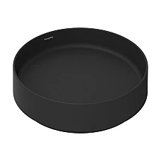 Умивальник накладний без переливу Hansgrohe Xuniva Evo S 400х400 60323670 чорний матовий