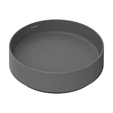 Умывальник накладной без перелива Hansgrohe Xuniva Evo S 400х400 60323760 серый матовый