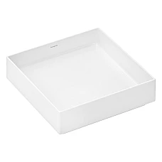 Умывальник накладной без перелива Hansgrohe Xuniva Evo E 400х400 60324450 белый