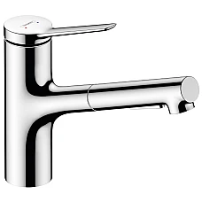 Змішувач для кухні з висувним виливом Hansgrohe Zesis M33 150 74820000 Chrome