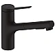 Змішувач для кухні з висувним виливом Hansgrohe Zesis M33 150 74820670 Matt Black