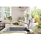 Змішувач для кухні з висувним виливом sBox Hansgrohe Zesis M33 150 74821670 Matt Black