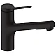 Змішувач для кухні з висувним виливом sBox Hansgrohe Zesis M33 150 74821670 Matt Black