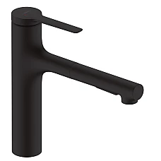 Смеситель для кухни с выдвижным изливом Hansgrohe Zesis M33 160 74822670 Matt Black