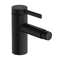 Змішувач для біде Hansgrohe Zesis S з металевим донним клапаном pop-up 74201670 чорний матовий