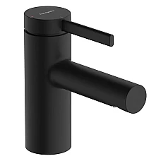 Змішувач для умивальника Hansgrohe Zesis S 70 з металевим донним клапаном pop-up 74714670 чорний матовий
