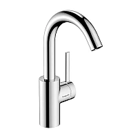 Смеситель для умывальника с поворотным изливом Hansgrohe Zesis S с донным клапаном pop-up 74740000 хром