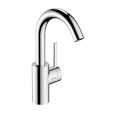 Смеситель для умывальника с поворотным изливом Hansgrohe Zesis S с донным клапаном pop-up 74740000 хром