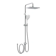 Душова система без змішувача IMPRESE BILA DESNE хром