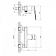 Душовий набір IMPRESE KAMPA BILA DESNE (015285+T-00260SQ) хром