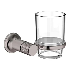 Стакан для зубних щіток IMPRESE BRENTA графітовий хром