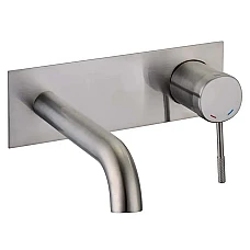 Змішувач прихованого монтажу для умивальника IMPRESE BRENTA нікель