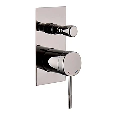 Змішувач прихованого монтажу для ванни IMPRESE BRENTA графітовий