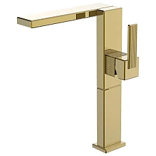 Смеситель для умывальника высокий IMPRESE DEIRA шампань