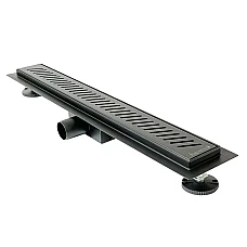 Душовий трап лінійний 70 см IMPRESE i-FLOW S чорний