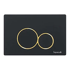 Клавіша змиву IMPRESE i7117 чорний soft-touch