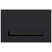 Клавіша змиву IMPRESE PAN Laska Black Soft Touch