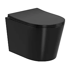 Унітаз підвісний IMPRESE JESS Rimless чорний матовий