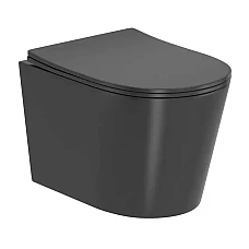 Унітаз підвісний IMPRESE JESS Rimless сірий матовий