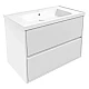 Тумба с умывальником 80 см IMPRESE LASKA белый