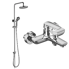 Душовий набір IMPRESE LOKET (10230+T-15084) хром