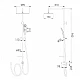 Душевая система без смесителя IMPRESE MODUS f03008210SW черный матовый