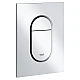 Кнопка смыва GROHE Arena Cosmopolitan S 37624P00 матовый хром