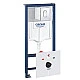 Система инсталляции с комплектом Grohe Rapid SL 4в1 с шумоизоляционным комплектом Grohe 38929000/37131000
