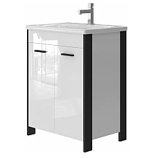 Тумба з умивальником Juventa Brooklyn Br-65 чорна