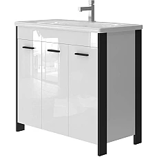 Тумба з умивальником Juventa Brooklyn Br-90 чорна