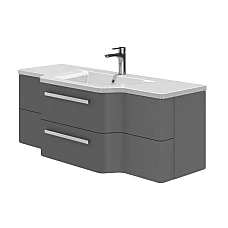 Тумба з умивальником Juventa Levanto Lv-130 сіра