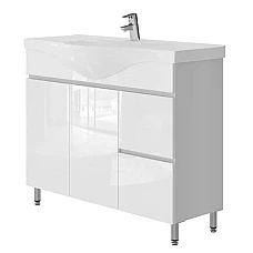 Тумба с умывальником Juventa MONIKA NOVA М4-100 белая