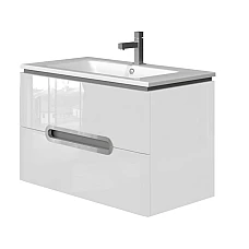 Тумба с умывальником Juventa Prato Pr-85 белая