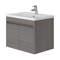 Тумба з умивальником Juventa Ravenna Rv-65 сіро-коричнева сосна