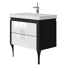 Тумба з умивальником Juventa Ticino Tc-85 чорна